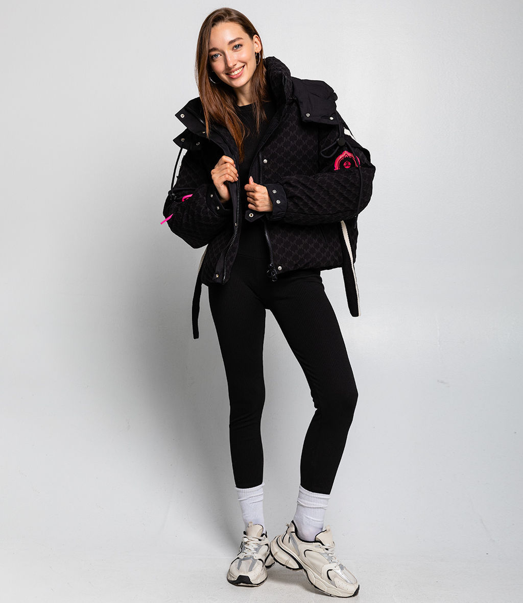 Куртка-пуховик #КТ0110, чёрный