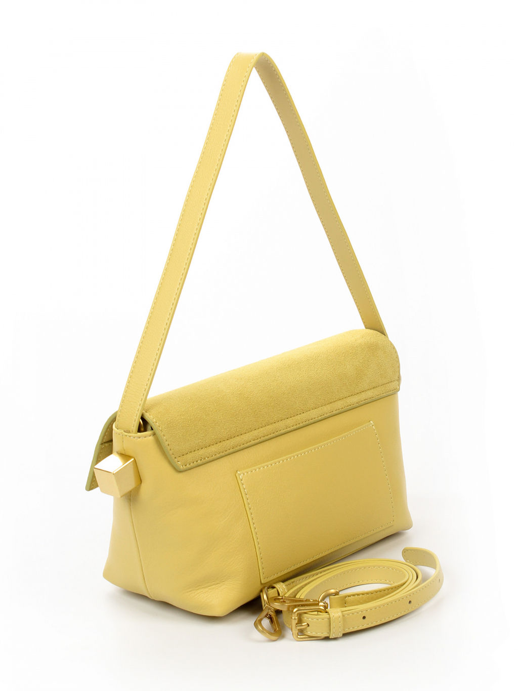 LACCOMA сумка АЛ2042-2Ф-салатовый натуральная замша хлопок  фото 4