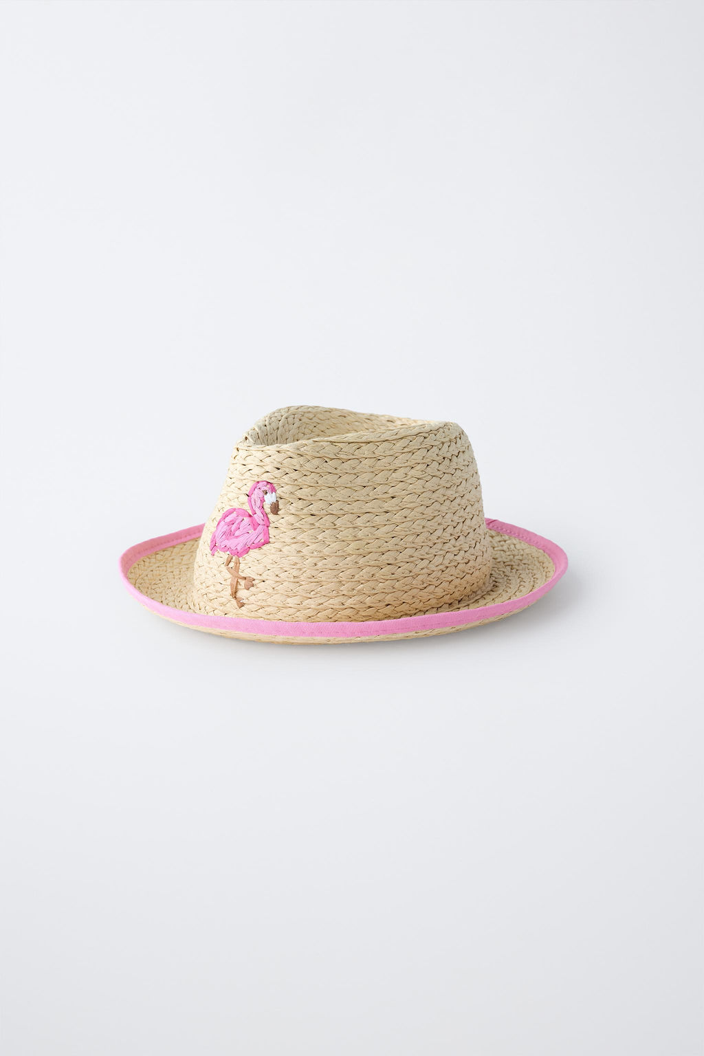 GORRO PAJA BORDADO / Rosa - Zara фото 2