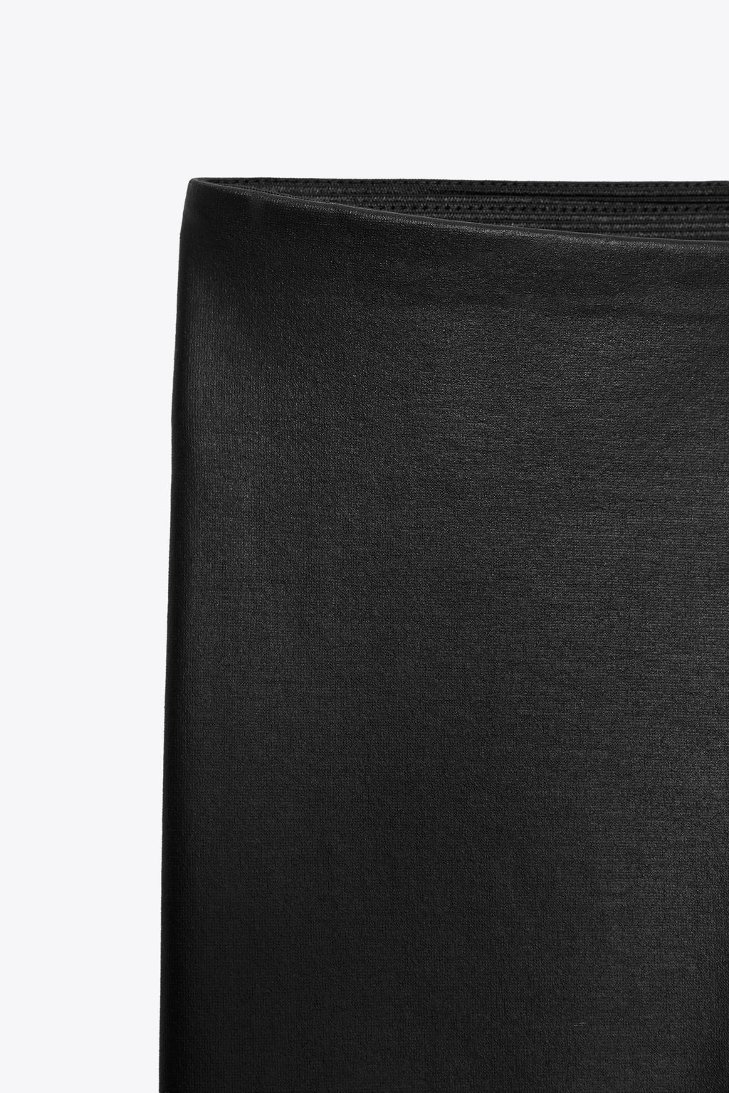 MID-WAIST FAUX LEATHER LEGGINGS - Zara фото 8