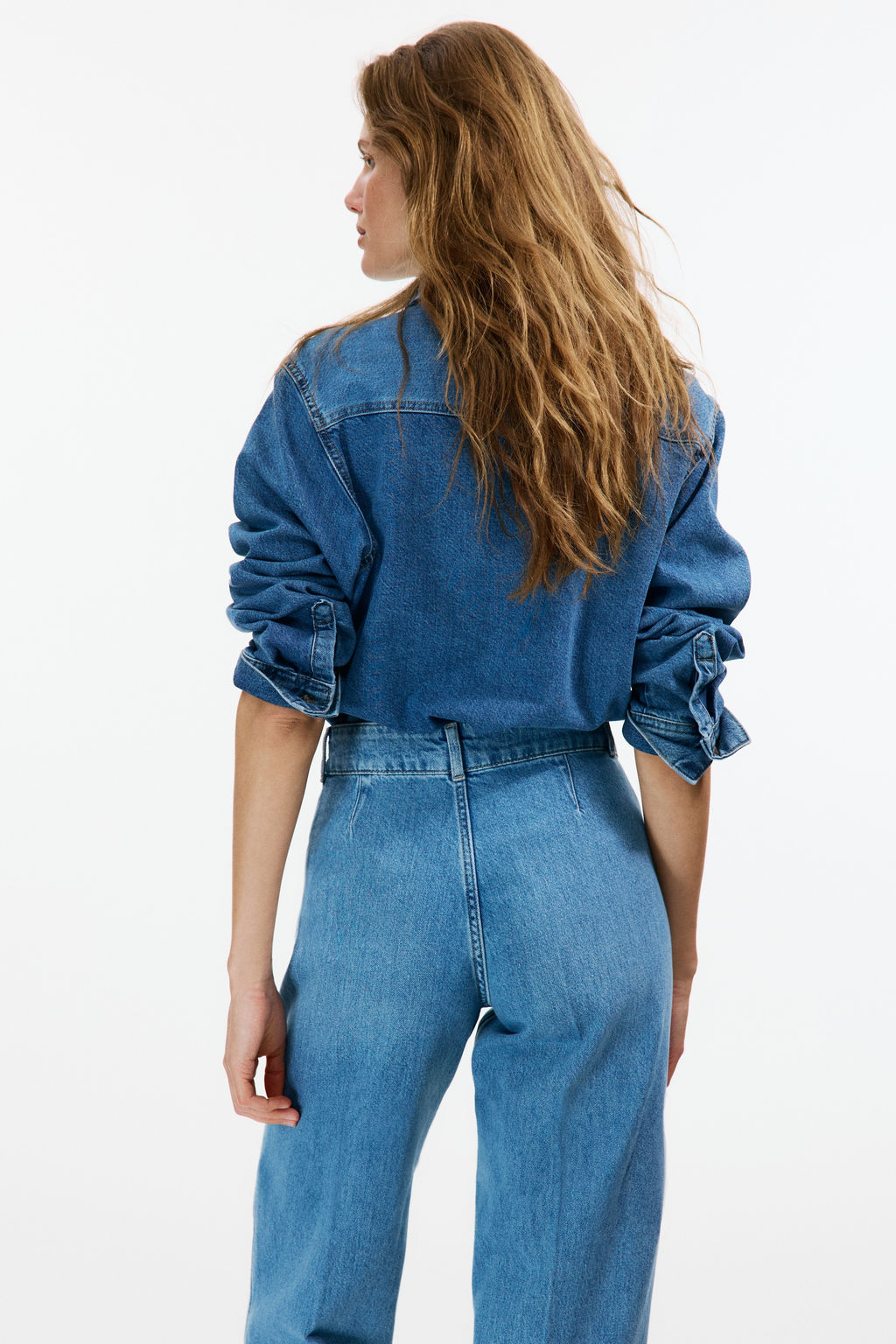 Wide High Waist Jeans - H&m фото 7