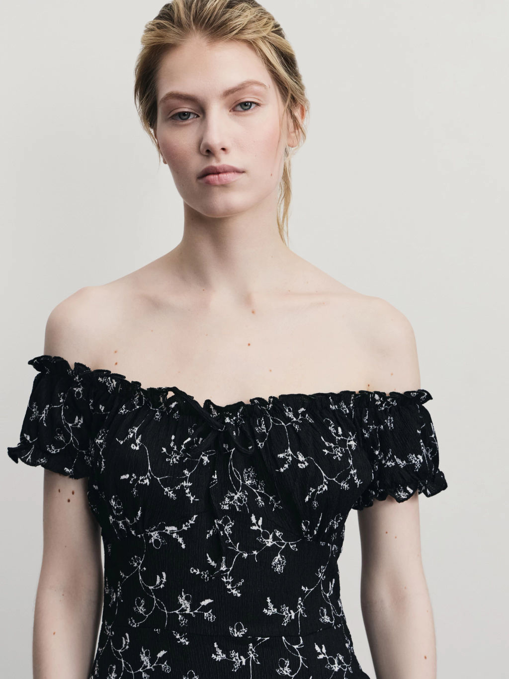 Платье миди с цветочным принтом / Zarina  фото 6