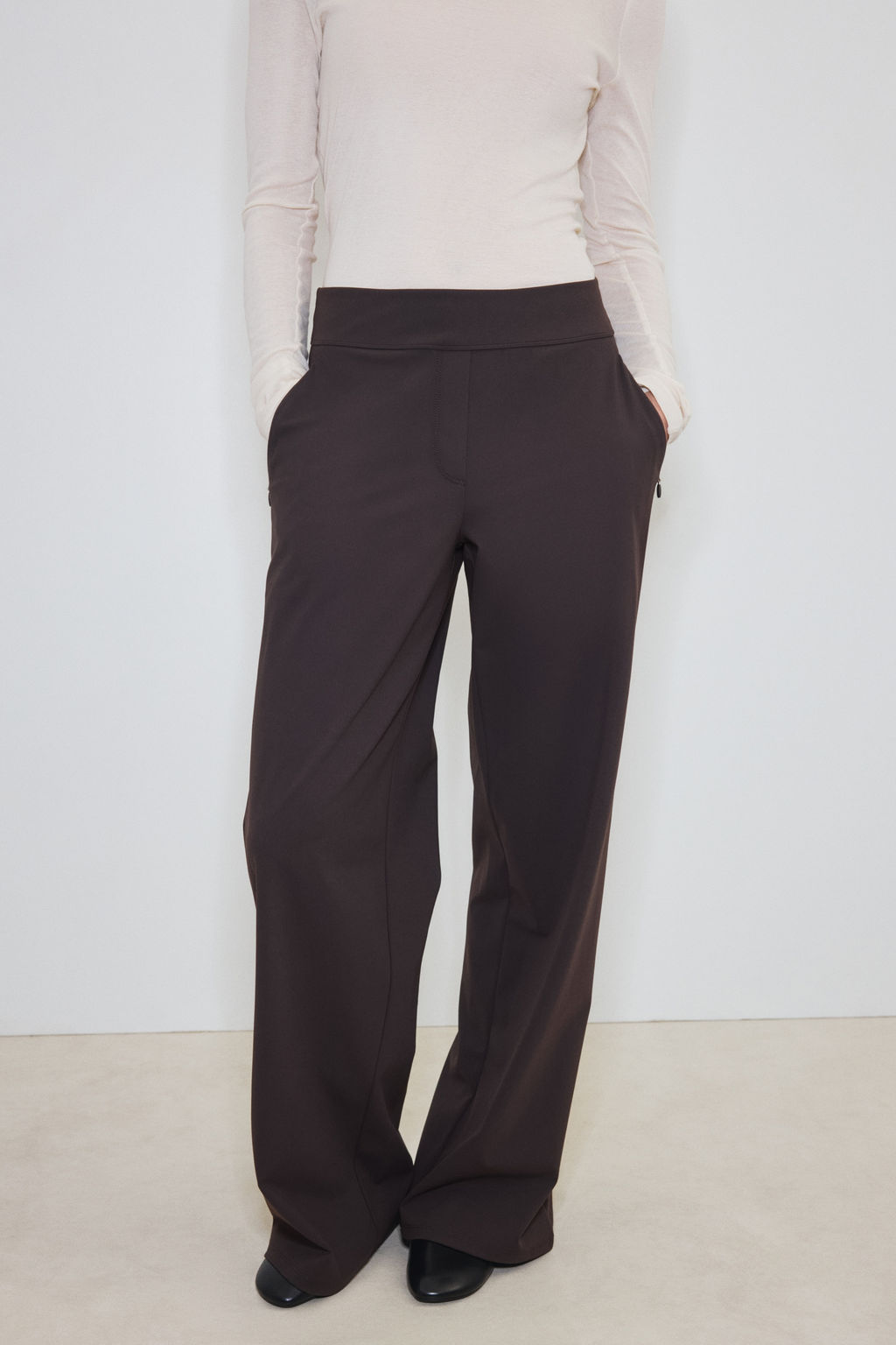 Pantal?n ancho Four-way stretch - H&m фото 9