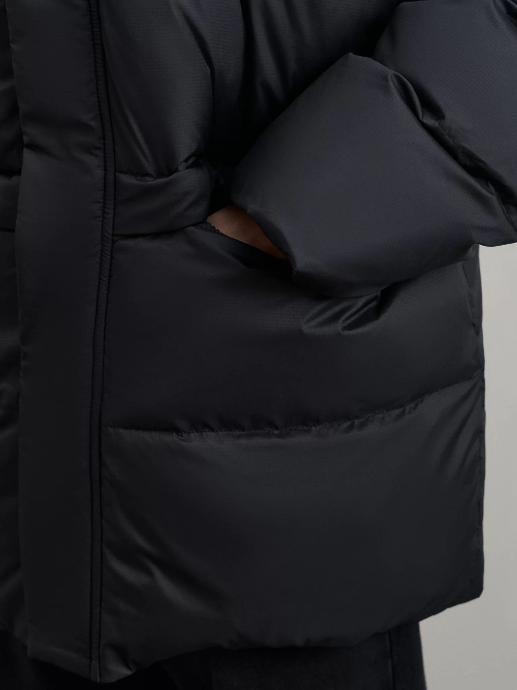 Куртка с натуральным наполнителем и съемным капюшоном / Zarina  фото 7