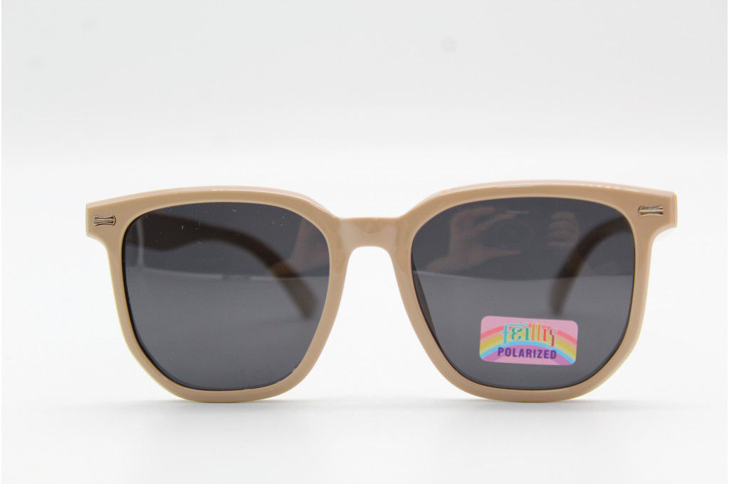 Солнцезащитные очки Feillis Polarized (детские) 66637 47-16-135 коричневые