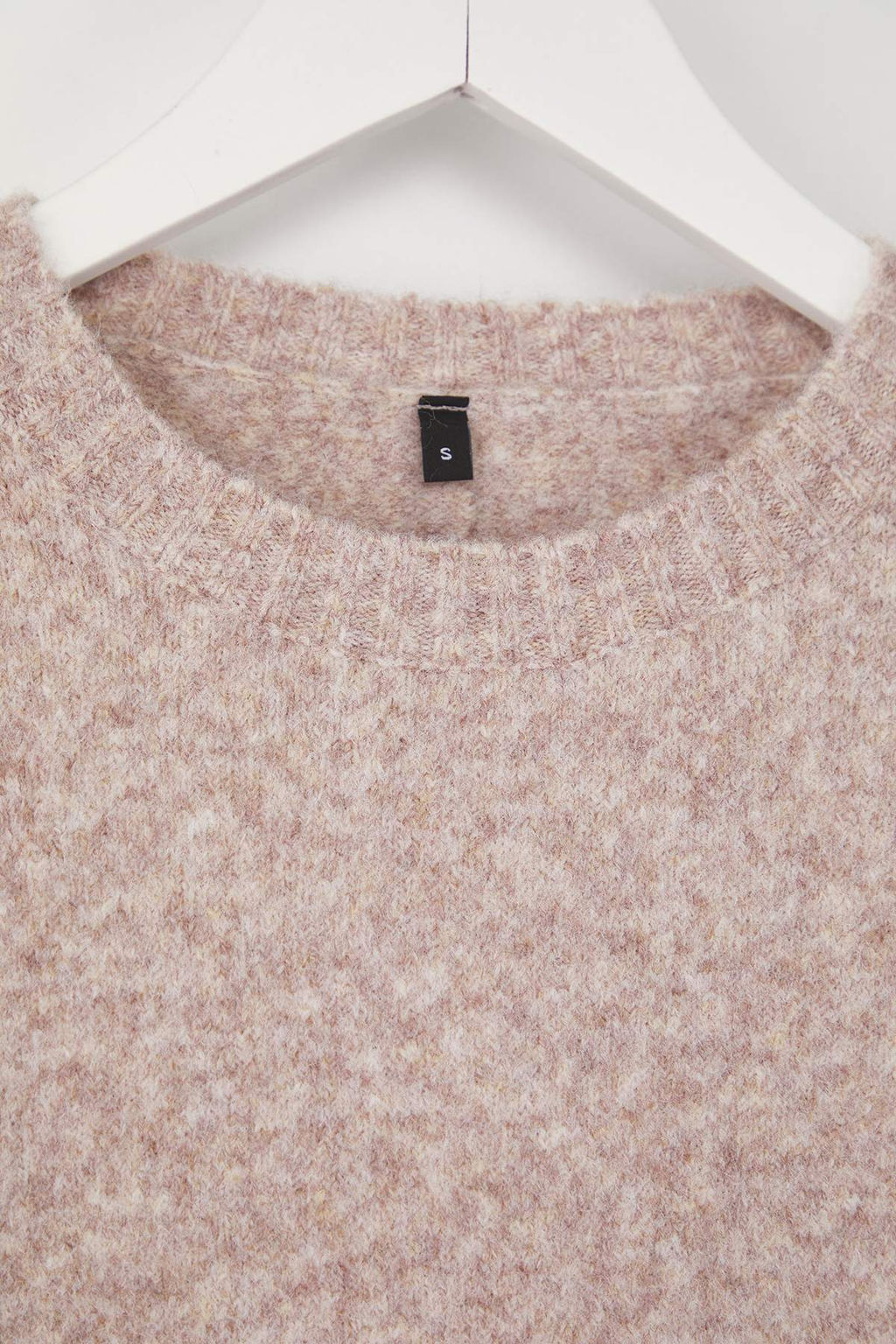 Wardrobe Essentials Gri Yun Kar?s?ml? Tuylu Premium Iplik Genis Kal?p Triko Kazak | TWOAW26KZ00125 - Trendyolmilla фото 12