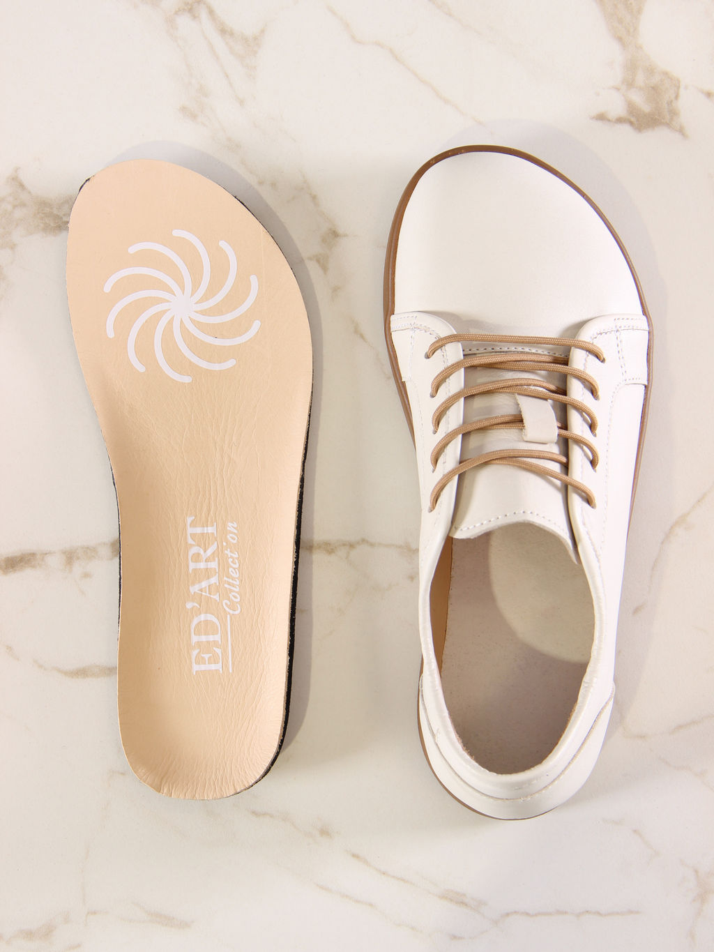 Кеды босоногие кожаные 182.астиbr.Черный стар/Кожа - Edart фото 24