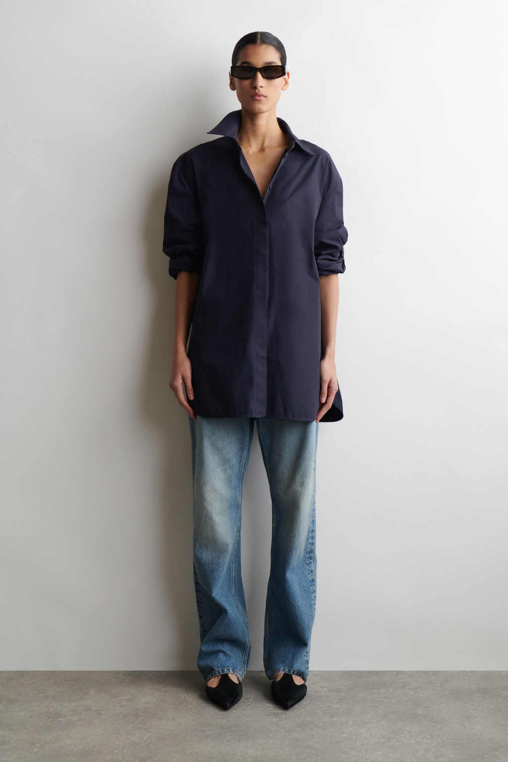 CAMISA DE ALGOD?N ESTRUCTURADA - H&m фото 4