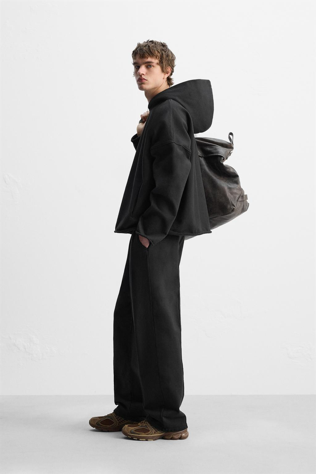 JOGGER TROUSERS WITH SEAM DETAIL - Zara фото 4