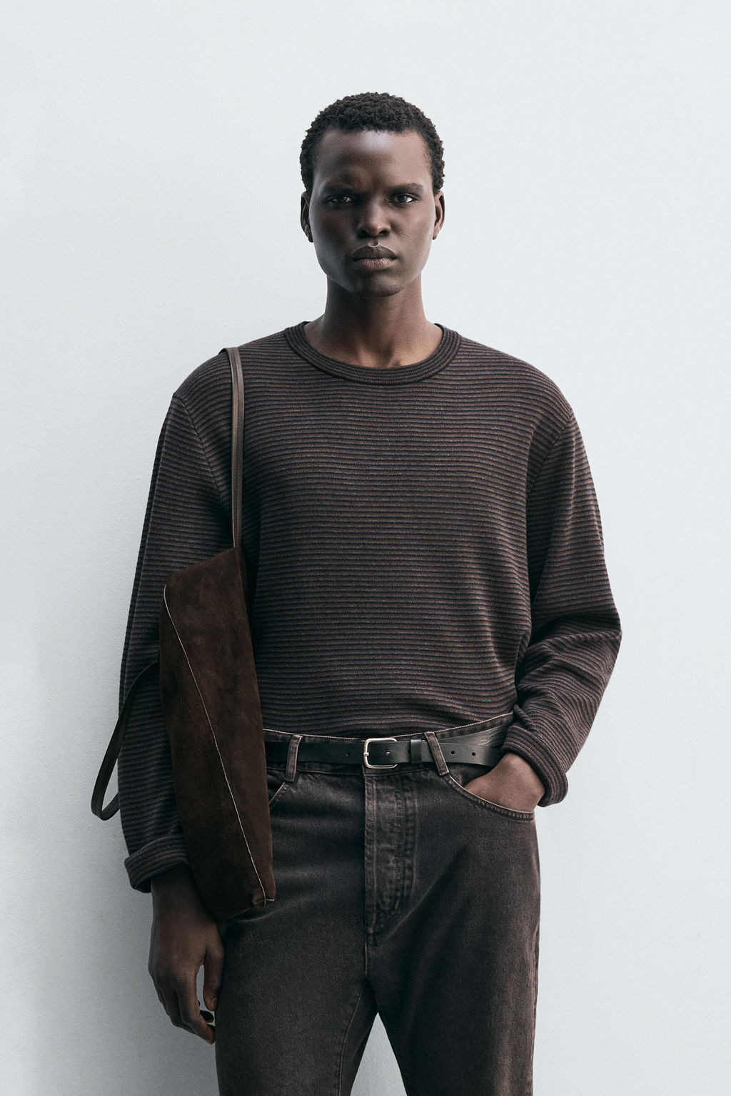 STRIPED JACQUARD SWEATER - Zara фото 2