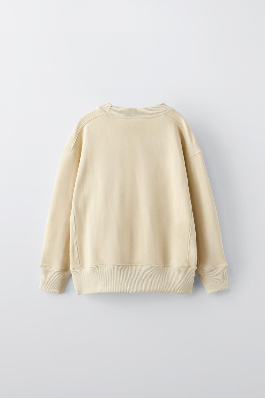 SWEATSHIRT WITH EMBROIDERED PATCH - Zara фото 6