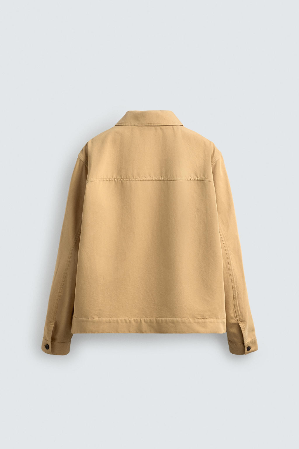 SOBRECAMIS RELAXED FIT ALGOD?N - LINO / Mostaza - Zara фото 8