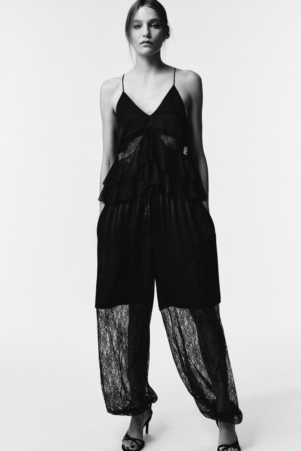 LACE COMBINED TOP LIMITED EDITION - Zara фото 3