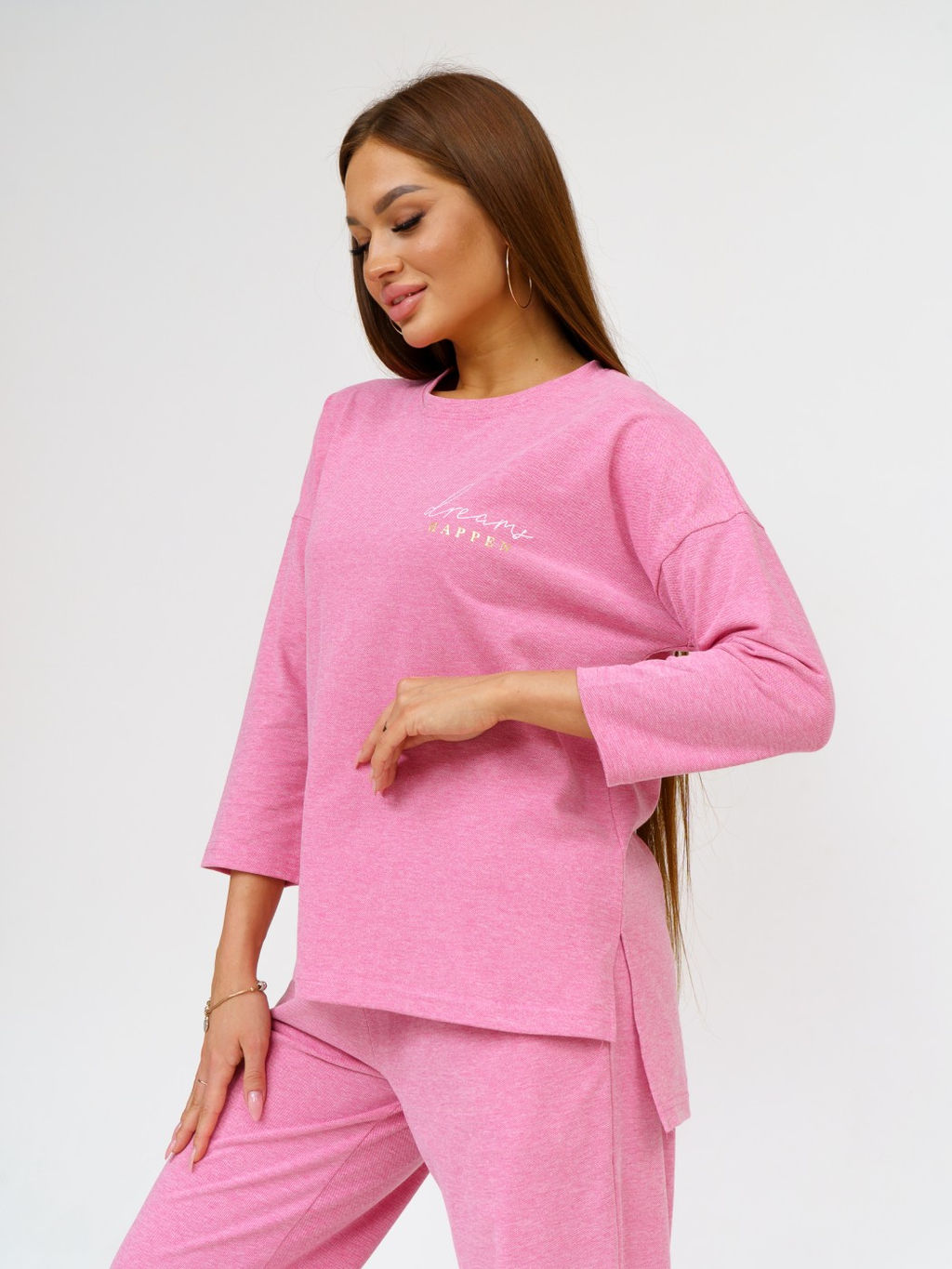 Толстовка женская Мегаполис розовый