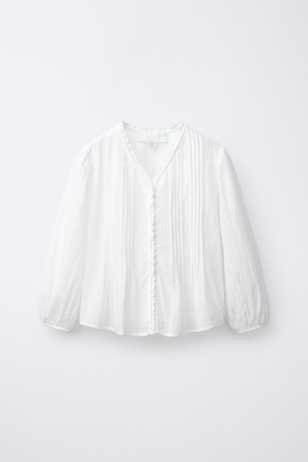 ROMANTIC SHIRT WITH PINTUCKS