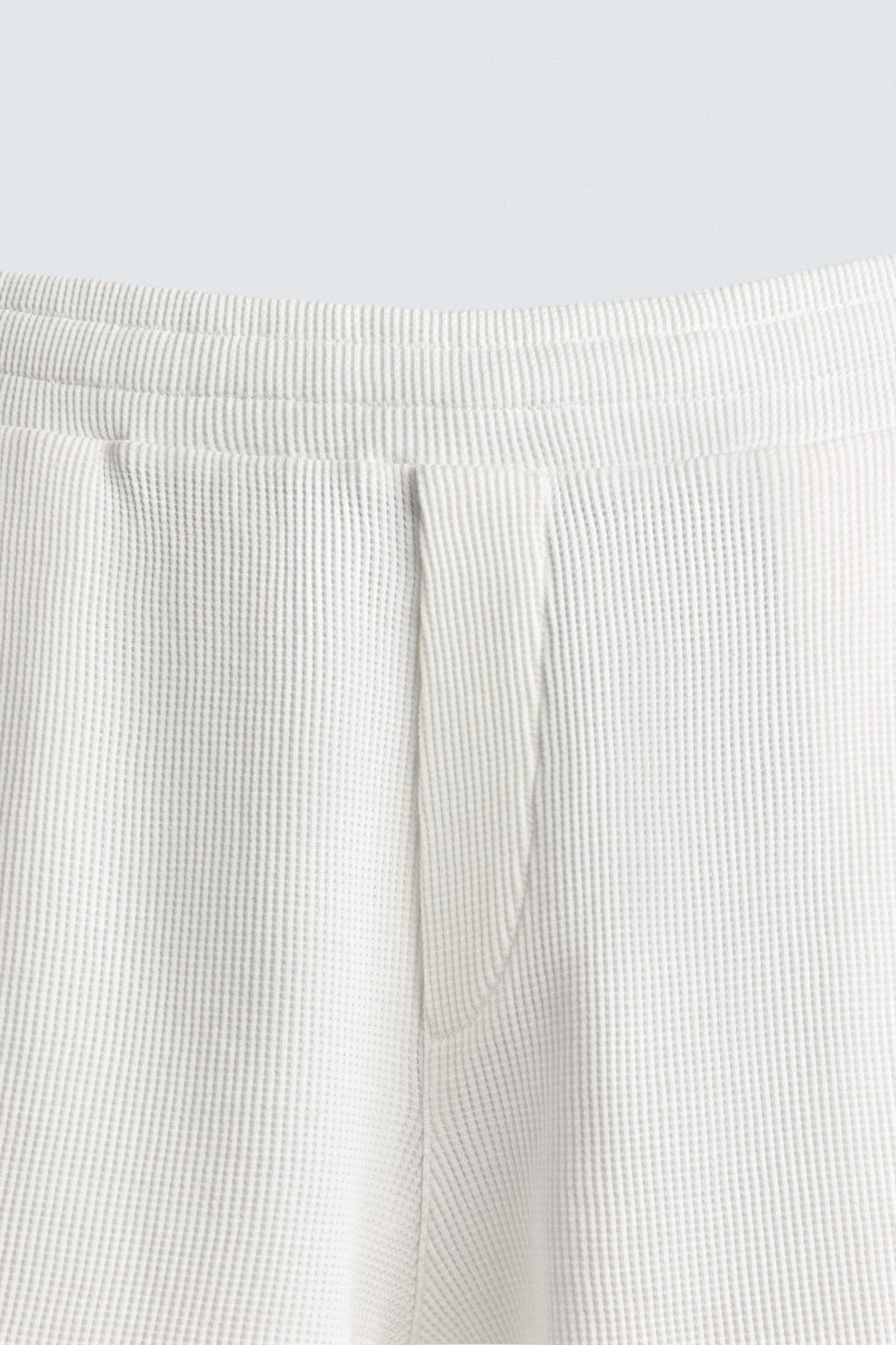 BERMUDA JOGGER ESTRUCTURA WAFFLE / Blanco roto - Zara фото 8