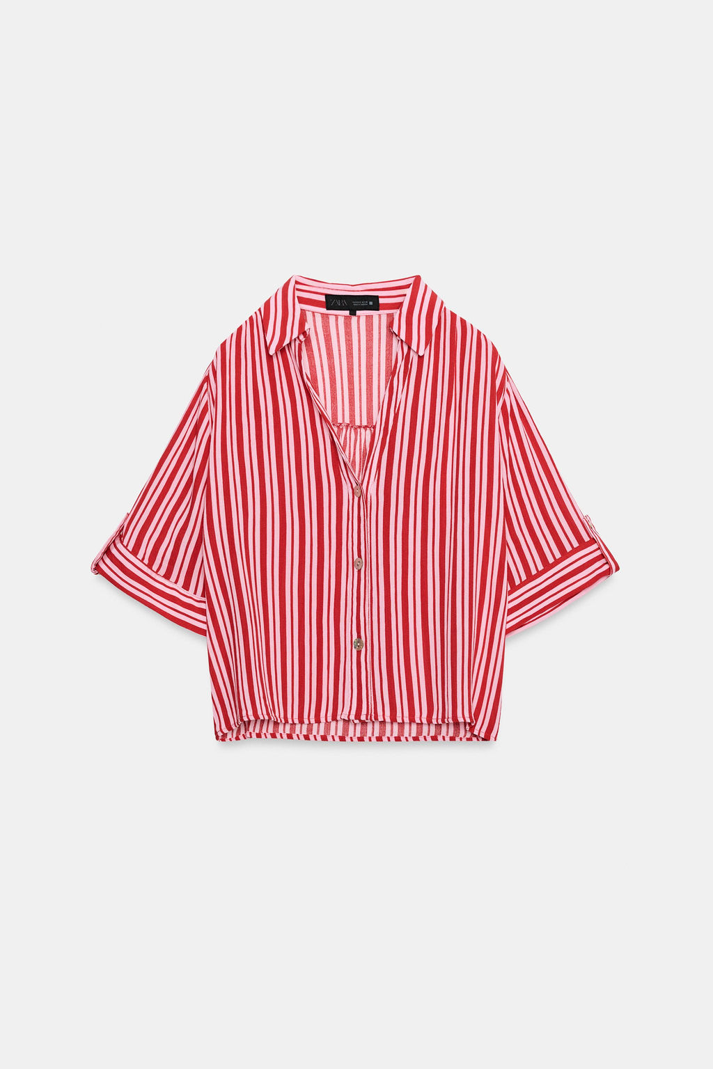 CAMISA FLUIDA RAYAS / Multicolor