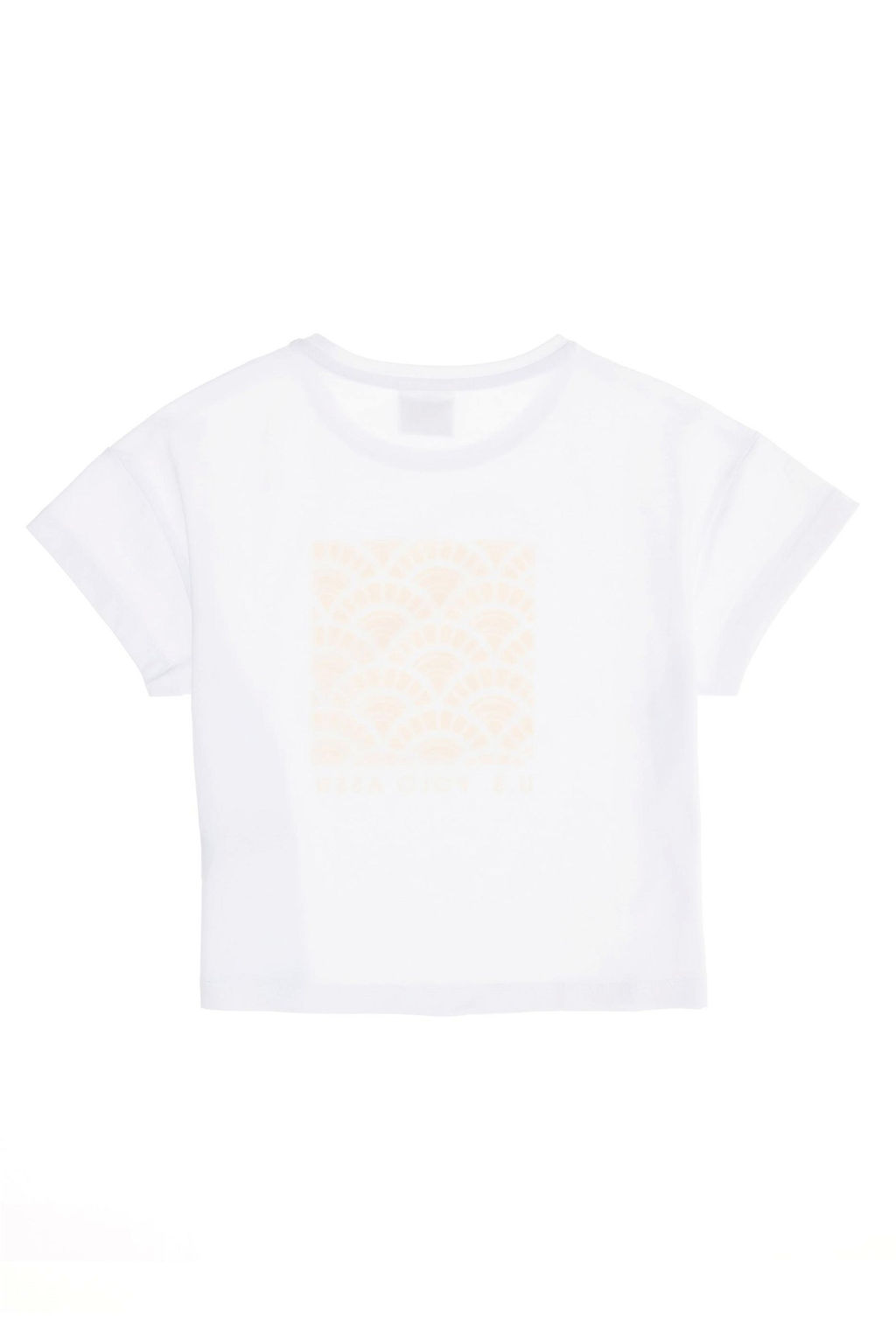 Белая футболка с круглым вырезом для девочек Неожиданная скидка в корзине - U.s. polo assn фото 5