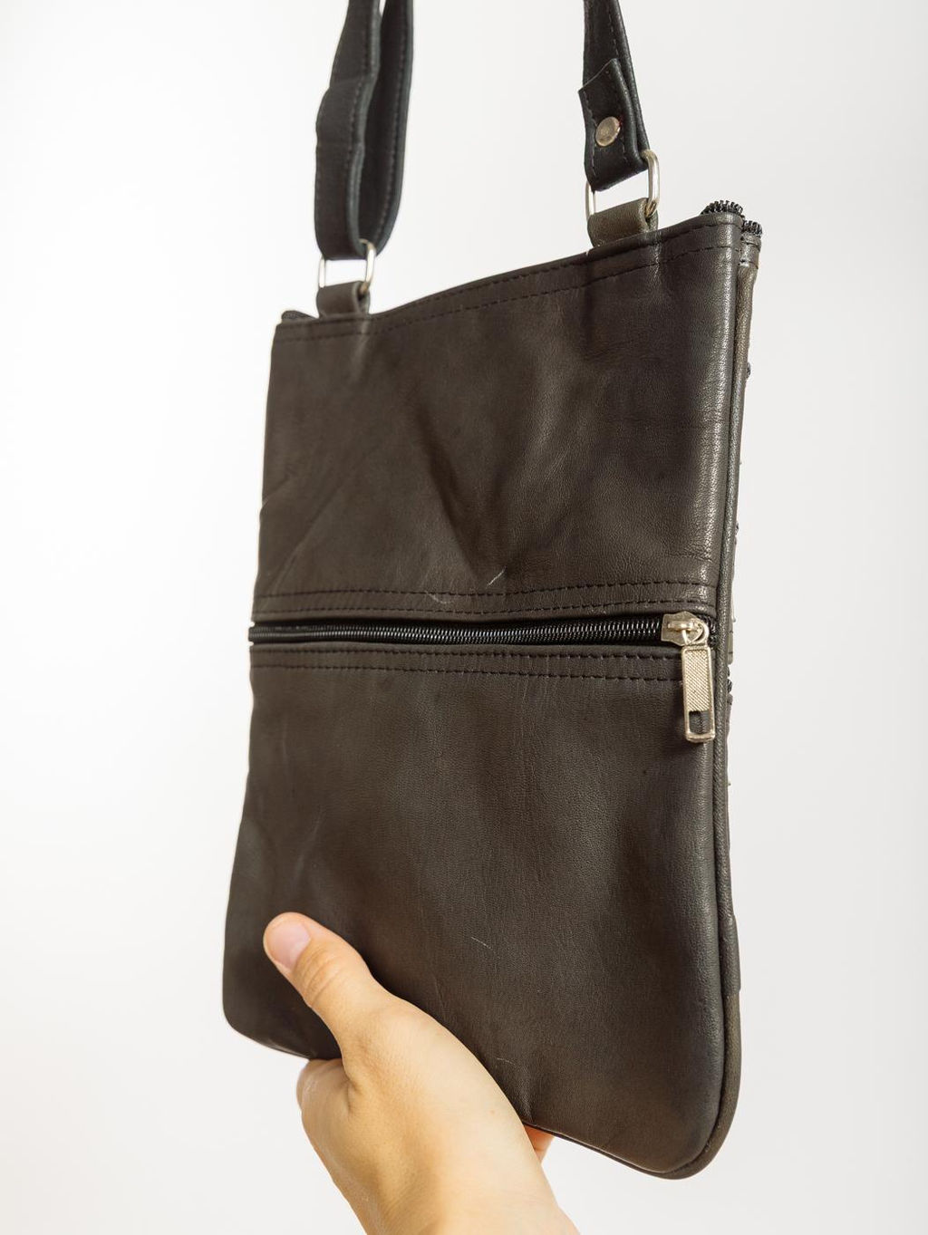 Сумка натуральная кожа через плечо №1114/31 - Ганг фото 4