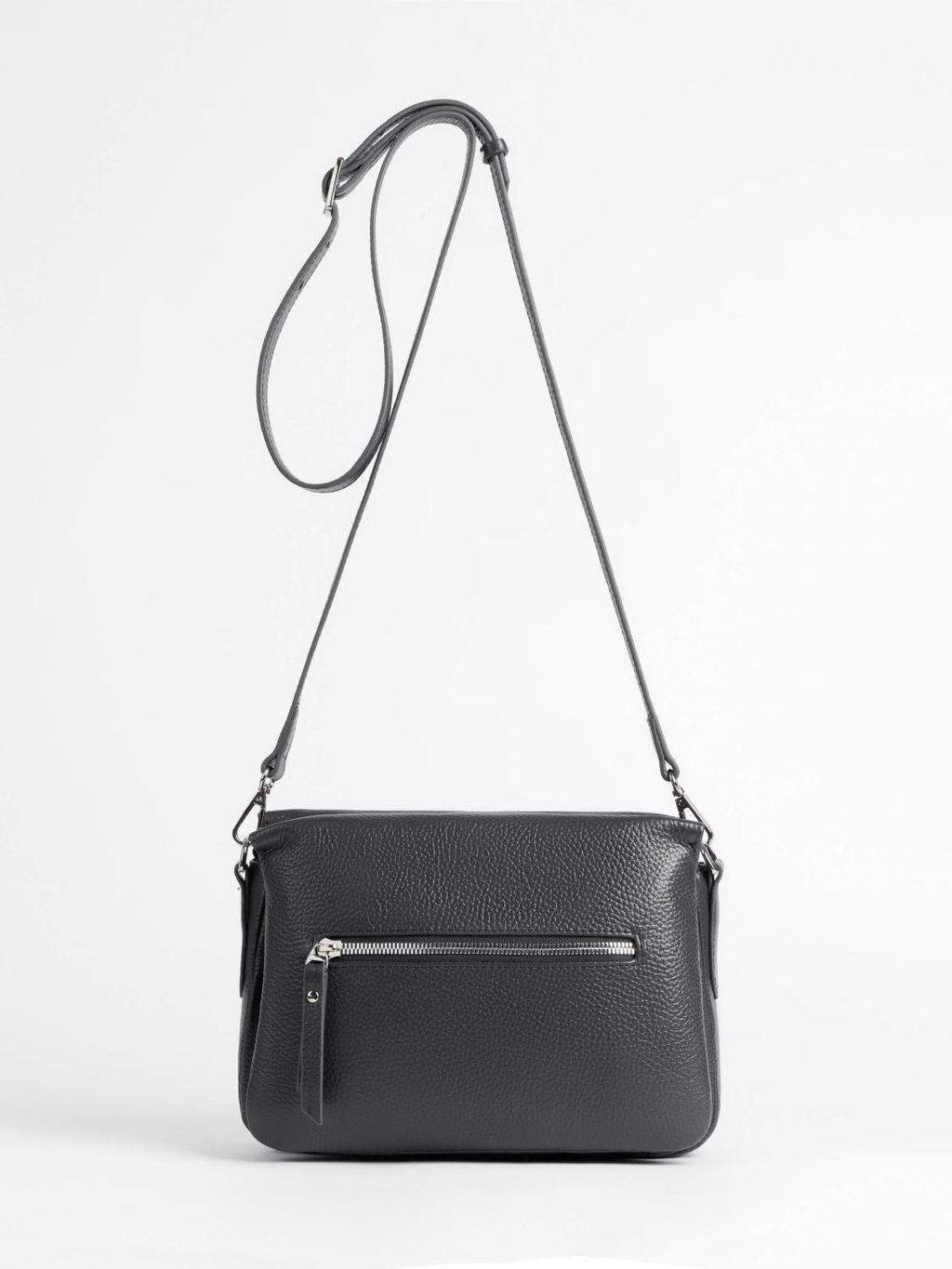 Женская кожаная сумка Richet 3280LN 303 Серый