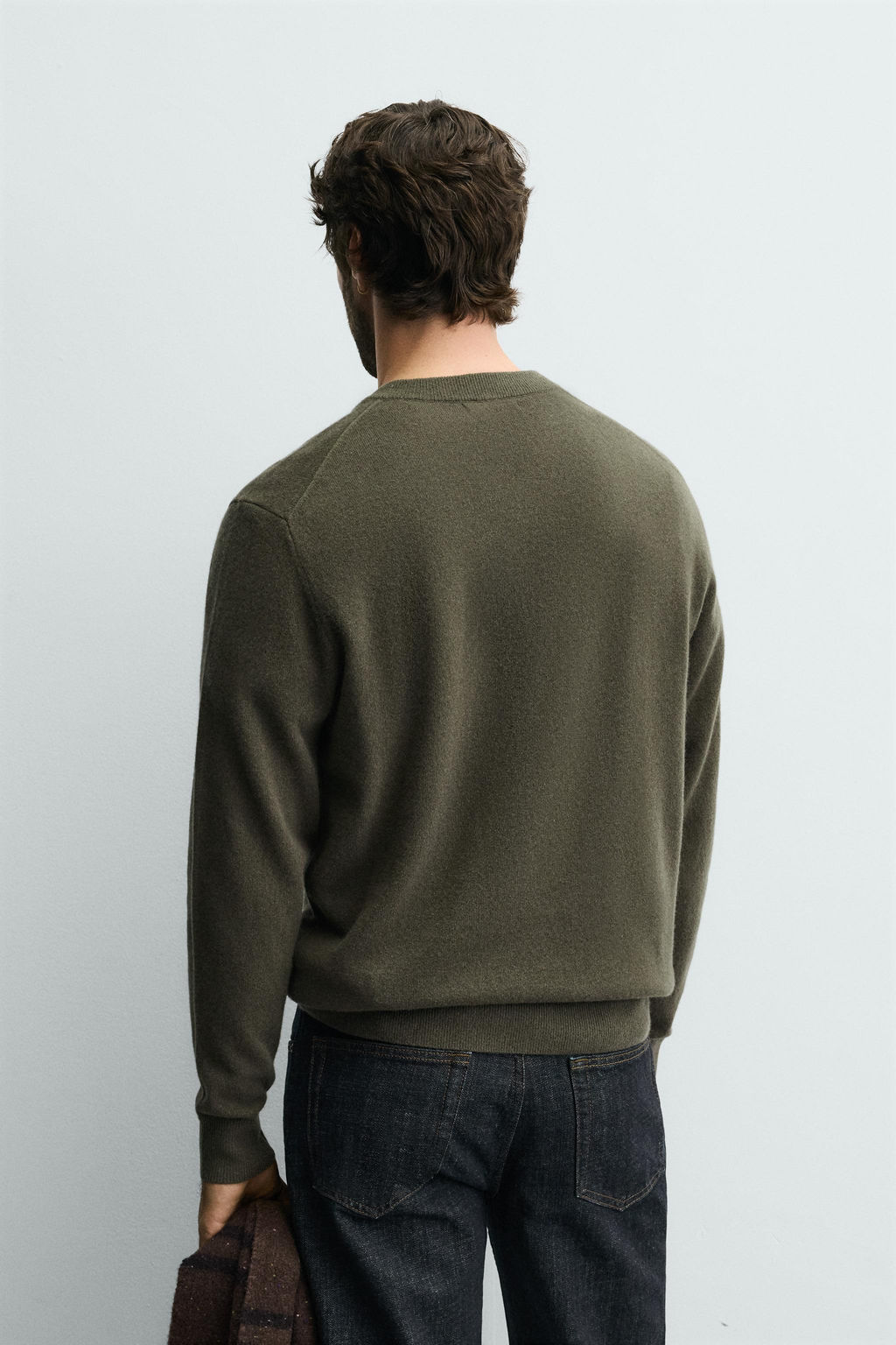 100% WOOL V-NECK JUMPER - Zara фото 3