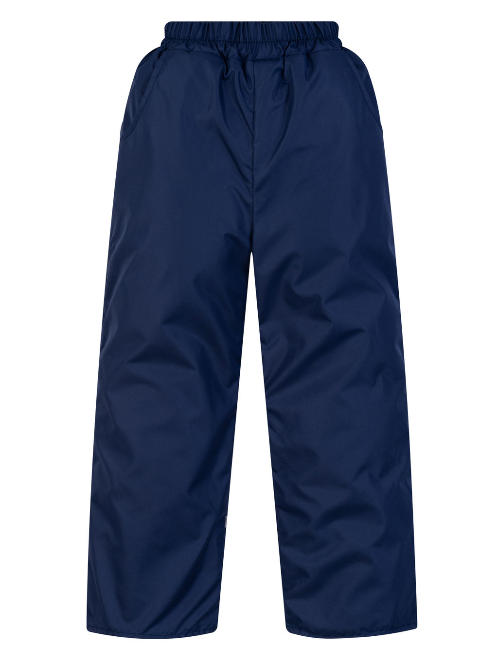 Брюки на поясе демисезонные синие (146, 72)