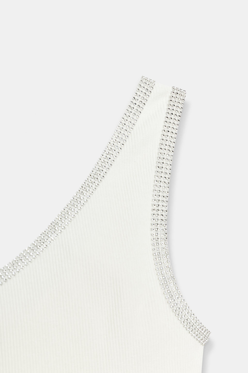 TOP ASIM?TRICO BRILLOS / Blanco - Zara фото 6
