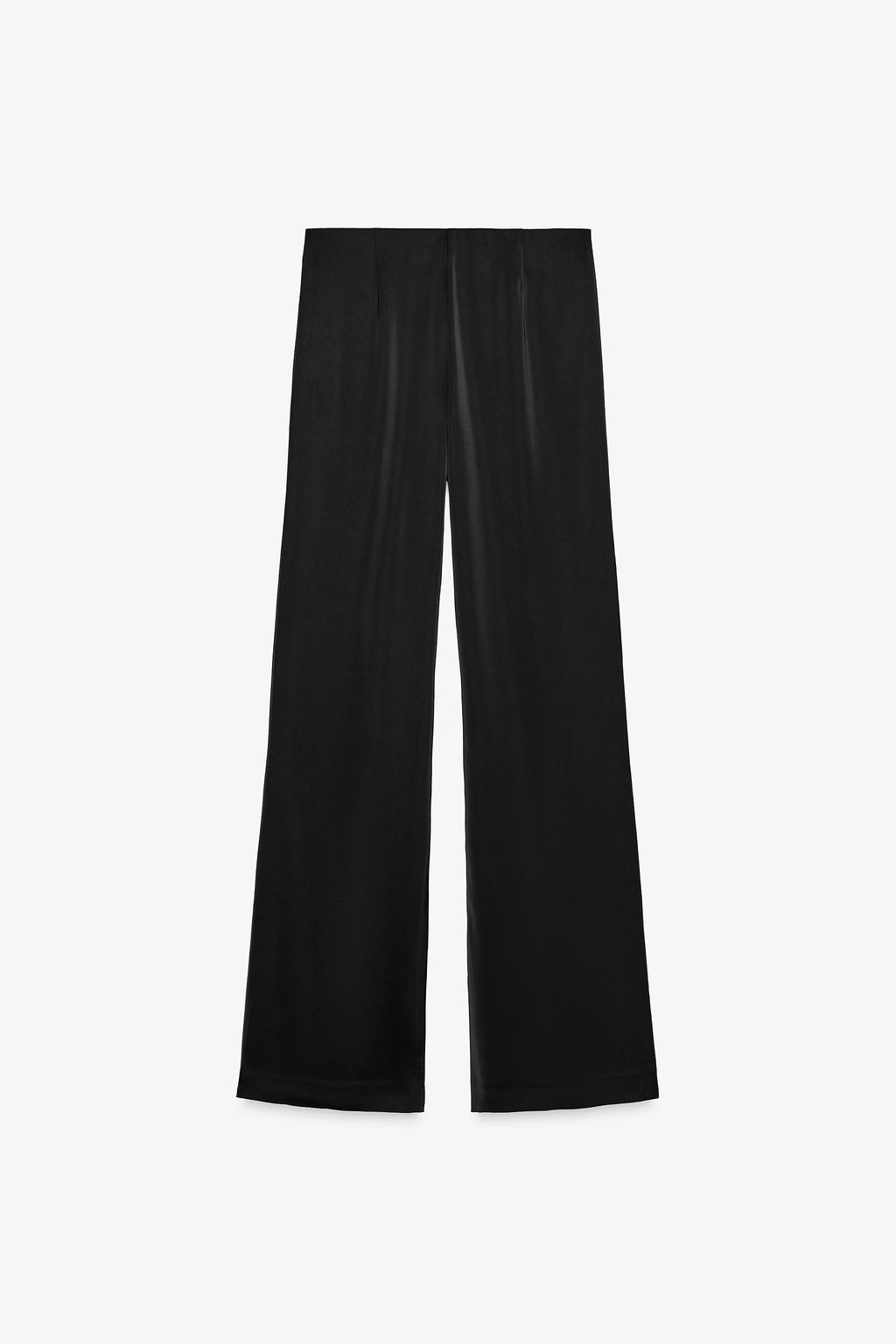 HIGH-WAIST SATIN TROUSERS - Zara фото 6