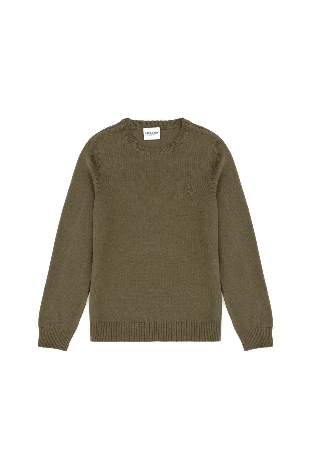 U. S. Polo Assn / Базовый свитер цвета хаки для мальчика - U.s. polo assn фото 7