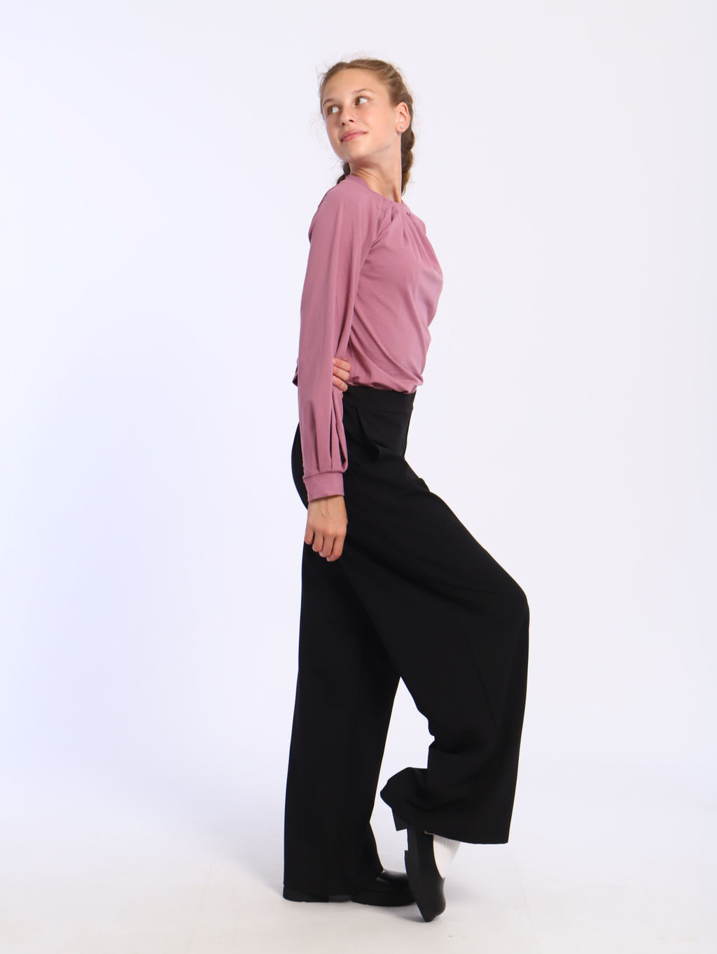 Лонгслив Амелия белый - Ладошки фото 24