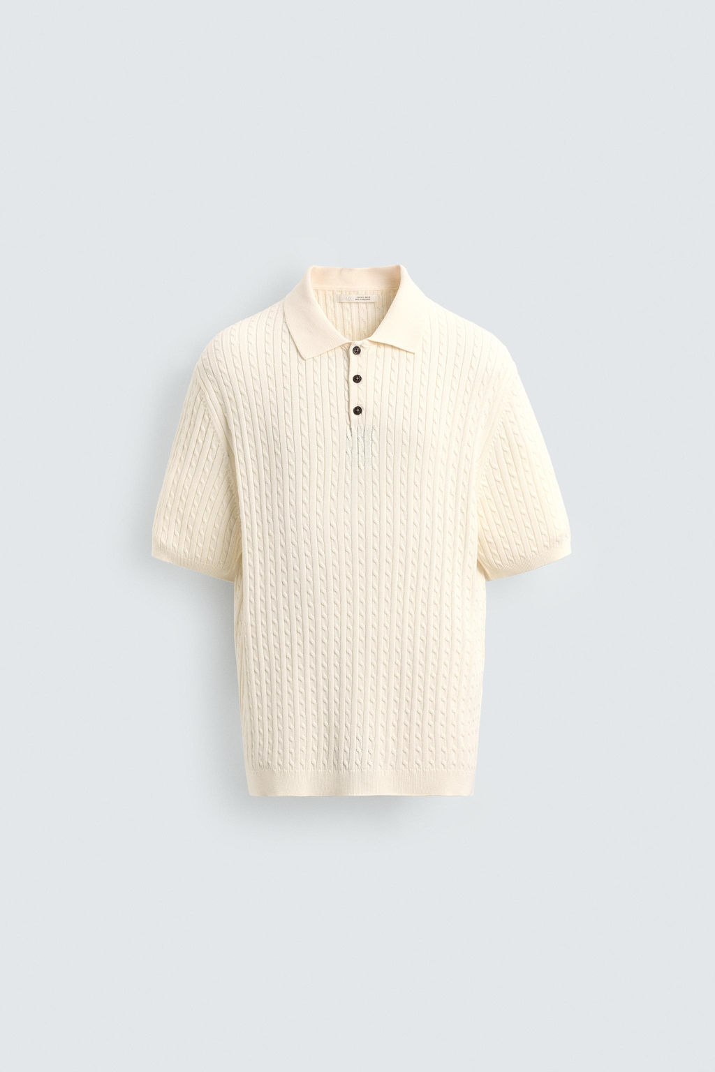 POLO PUNTO REGULAR FIT ESTRUCTURA / Crudo - Zara фото 6