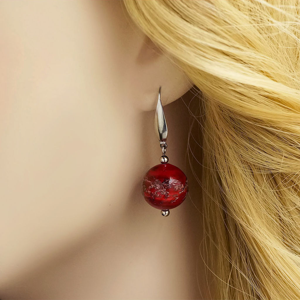 Серьги из муранского стекла FREYA LS3190 - Vloes фото 11