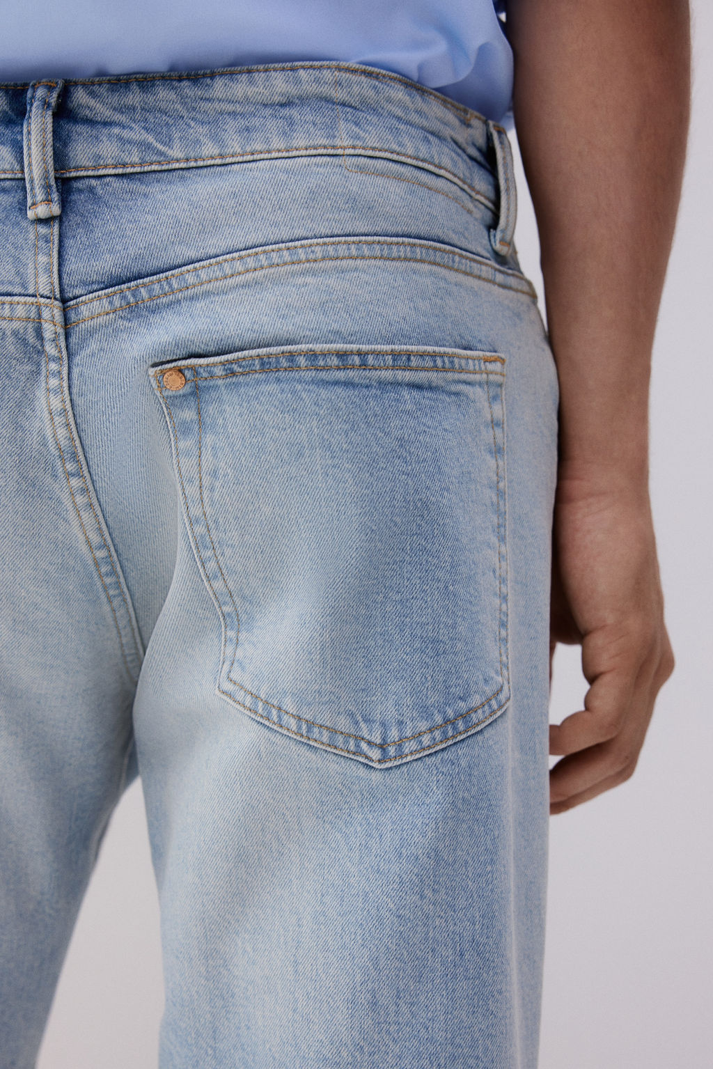Straight Regular Jeans - H&m фото 10