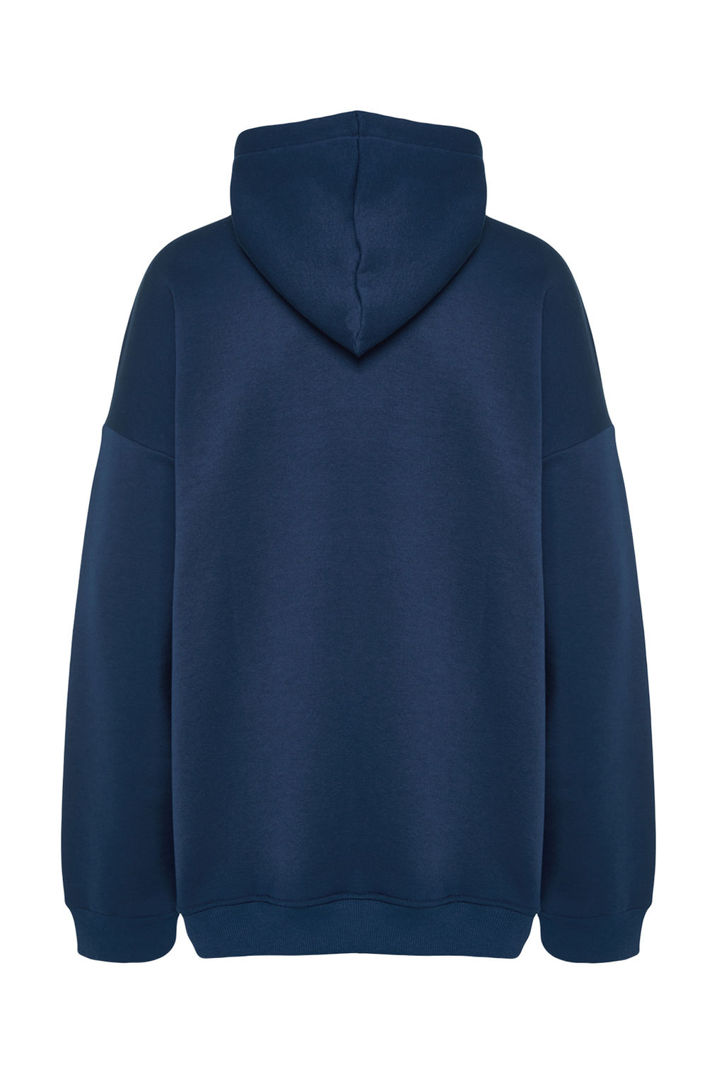 TRENDYOL MAN Antrasit Buyuk Beden Oversize Basic Rahat Kapusonlu Etiketli Ici Polarl? Sweatshirt TMNAW24AO00000 - Trendyolmilla фото 35