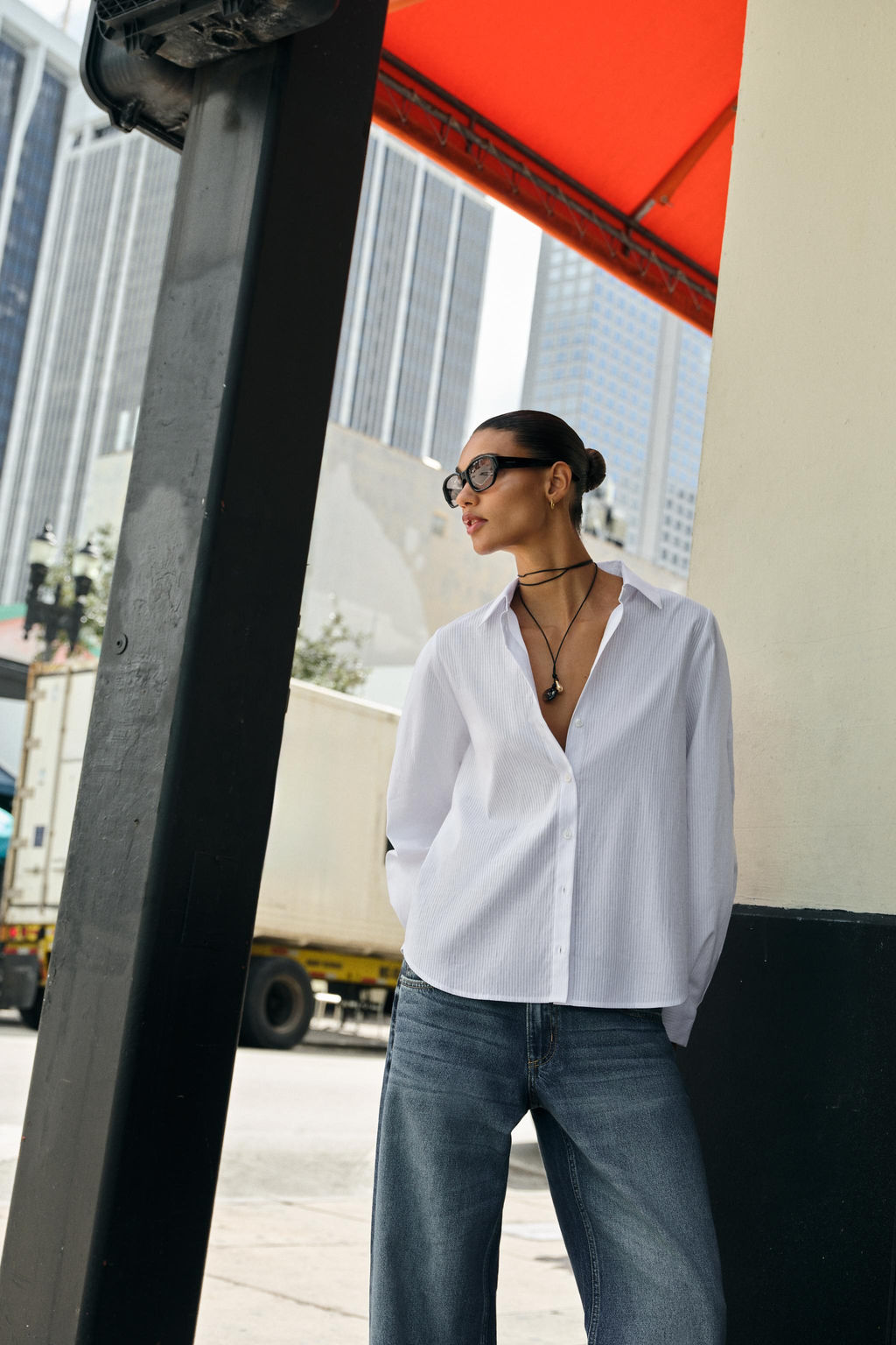STRIPED COTTON SHIRT - Zara фото 12