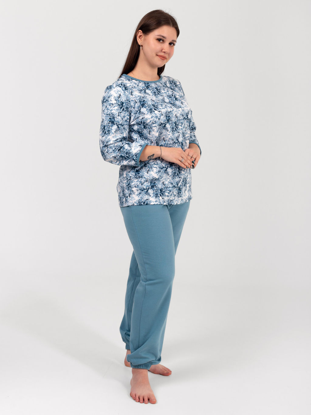 Костюм женский футер 2-х нитка начёс МАДИНА ИНДИГО - Domtrik фото 8