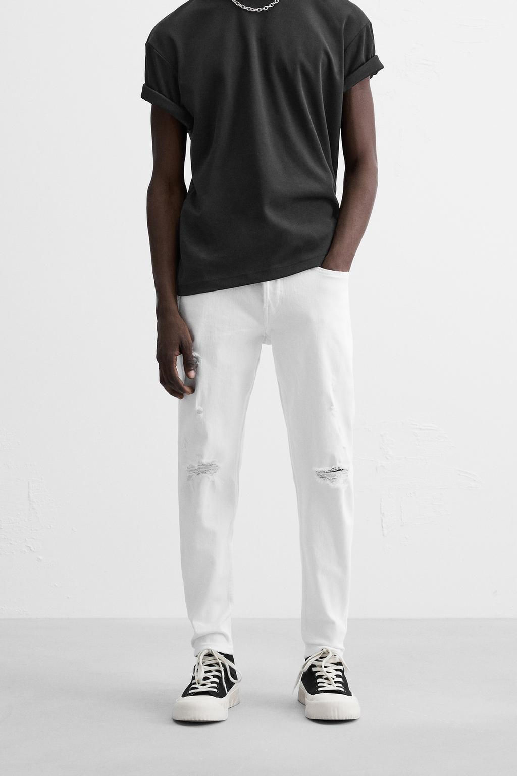 RIPPED SKINNY FIT JEANS - Zara фото 2