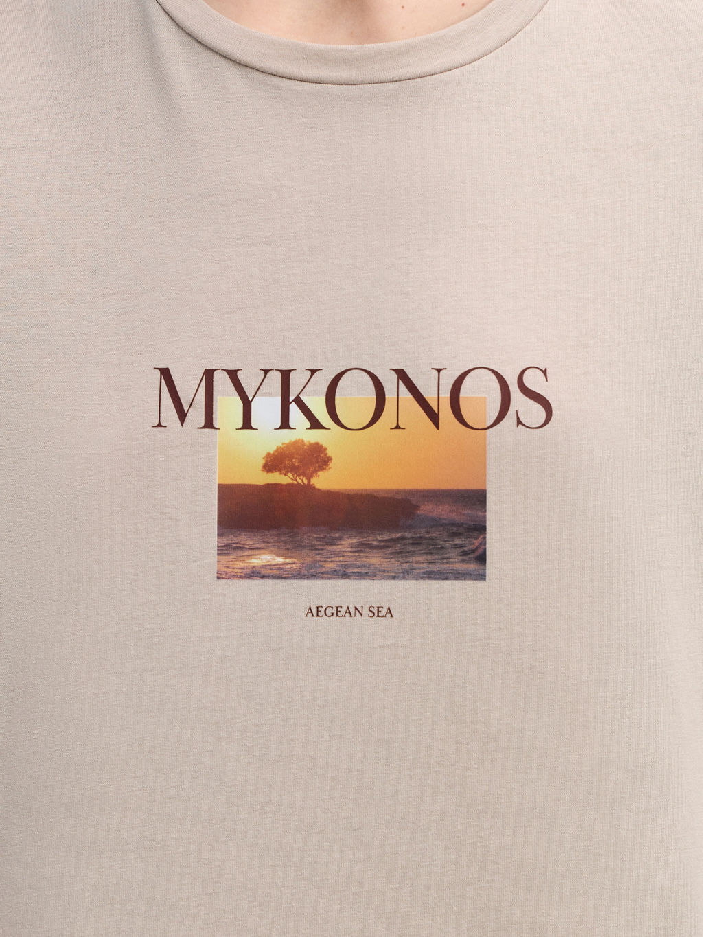 Футболка прямого кроя с принтом / Zarina  фото 6