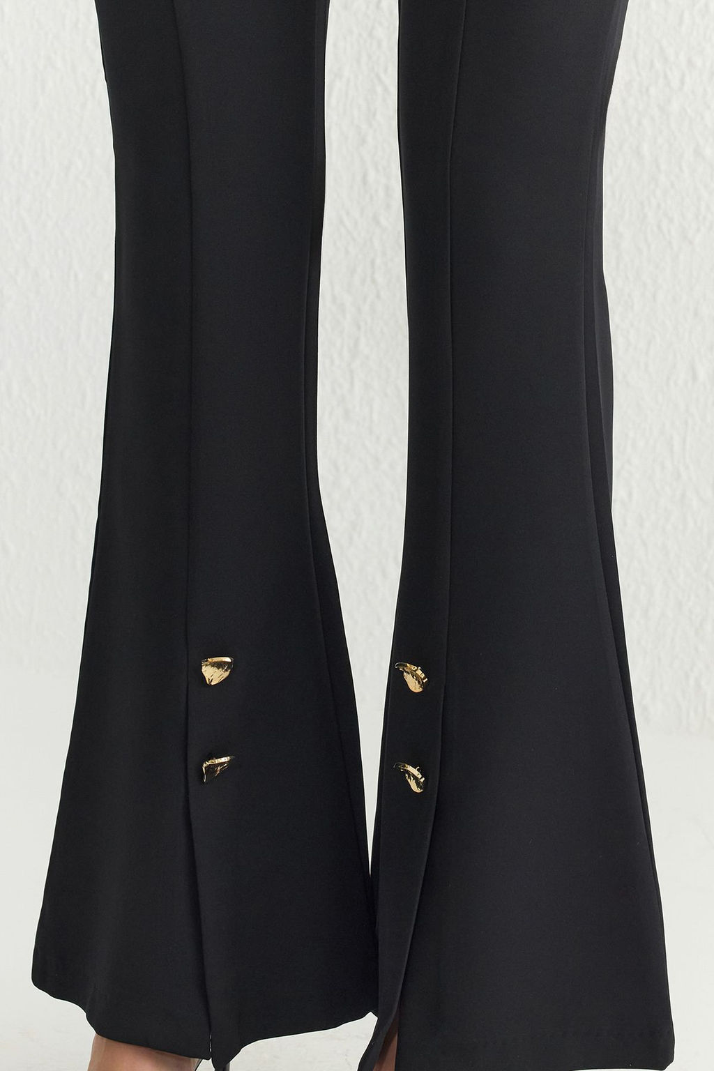 TRENDYOLMILLA Siyah Aksesuar Detayl? Dokuma Pantolon TPRSS25PL00002 фото 4