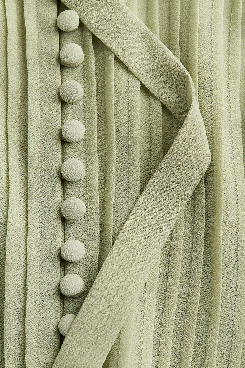 Vestido de gasa con jaretas - H&m фото 7