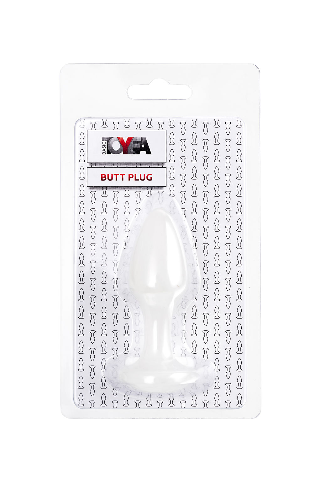 Анальная втулка TOYFA, акрил, белый, 8 см, 2,8 см