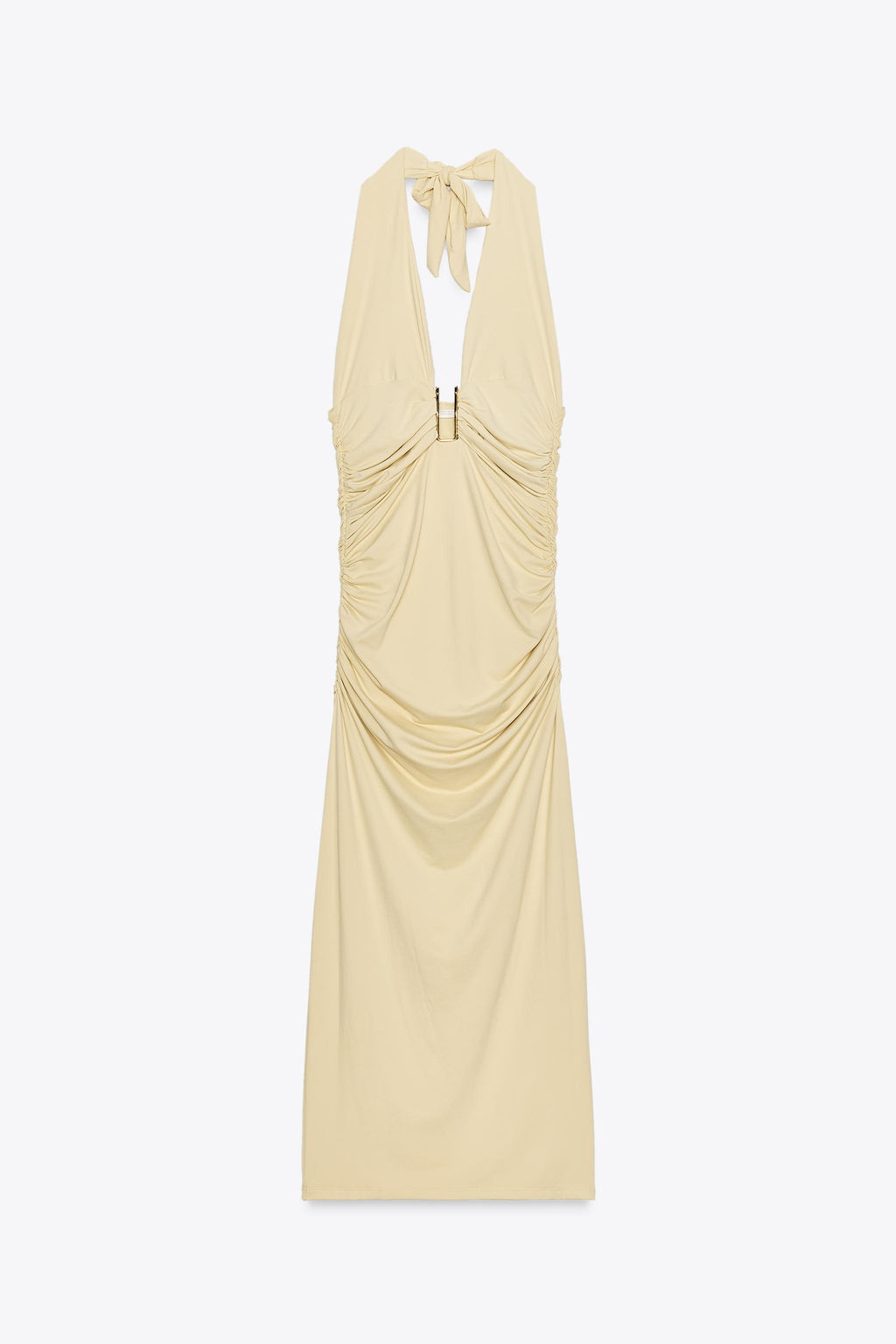 POLYAMIDE HALTER DRESS - Zara фото 6