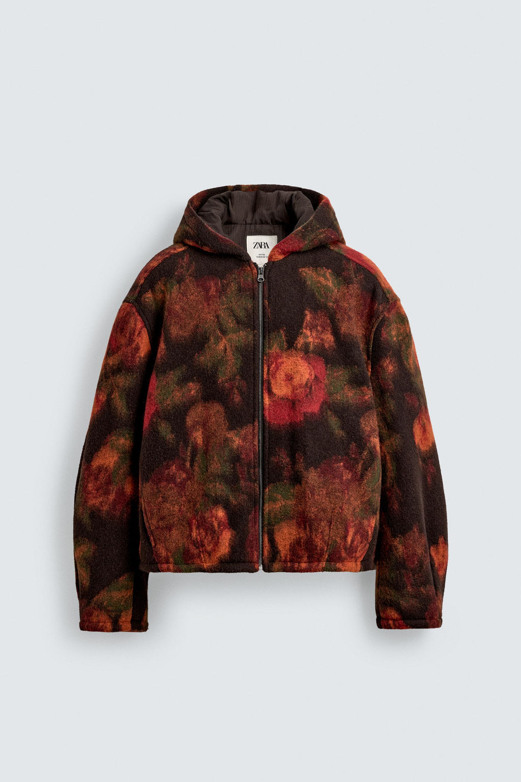 BOXY FIT HOODIE JACKET - Zara фото 4