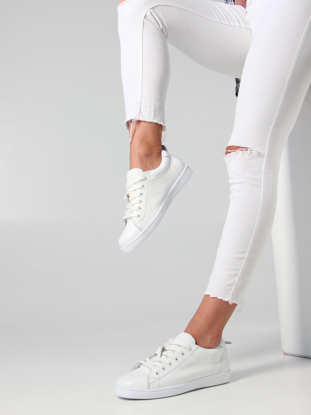 Кеды EDART 180.2987w. Белый бартон R