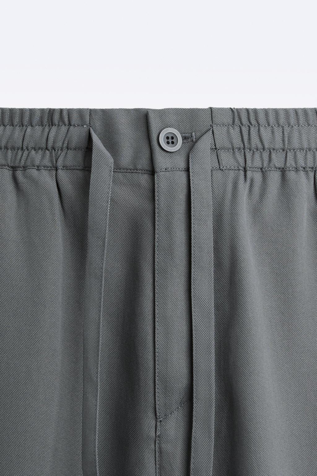 LYOCELL JOGGER WAIST TROUSERS - Zara фото 29