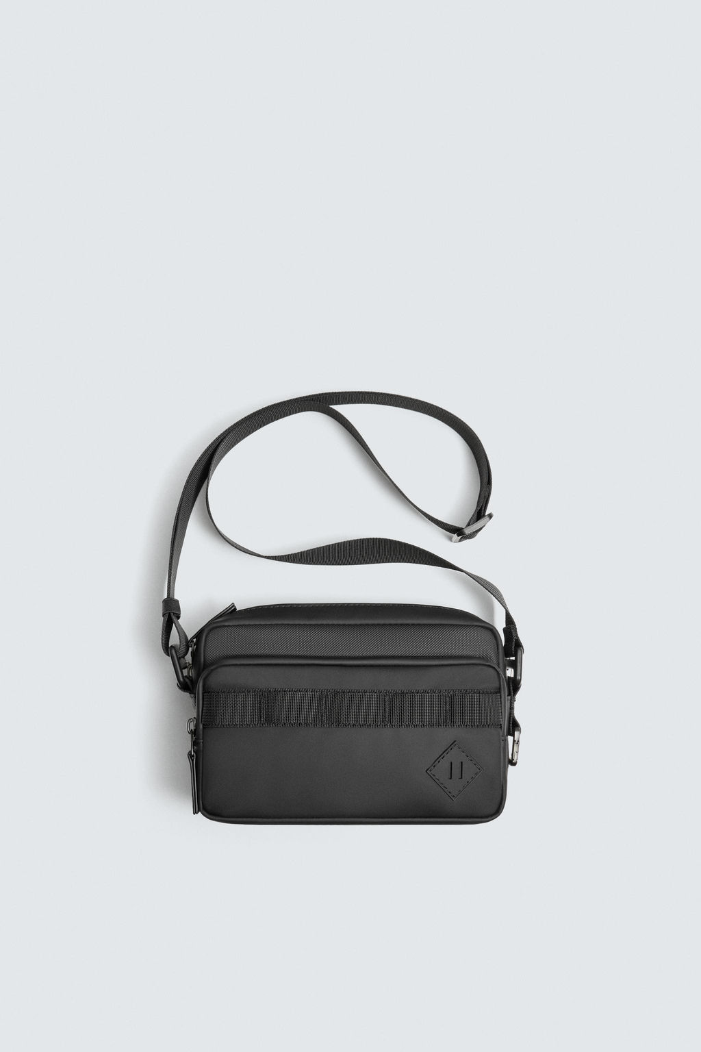 RUBBERISED CROSSBODY BAG
