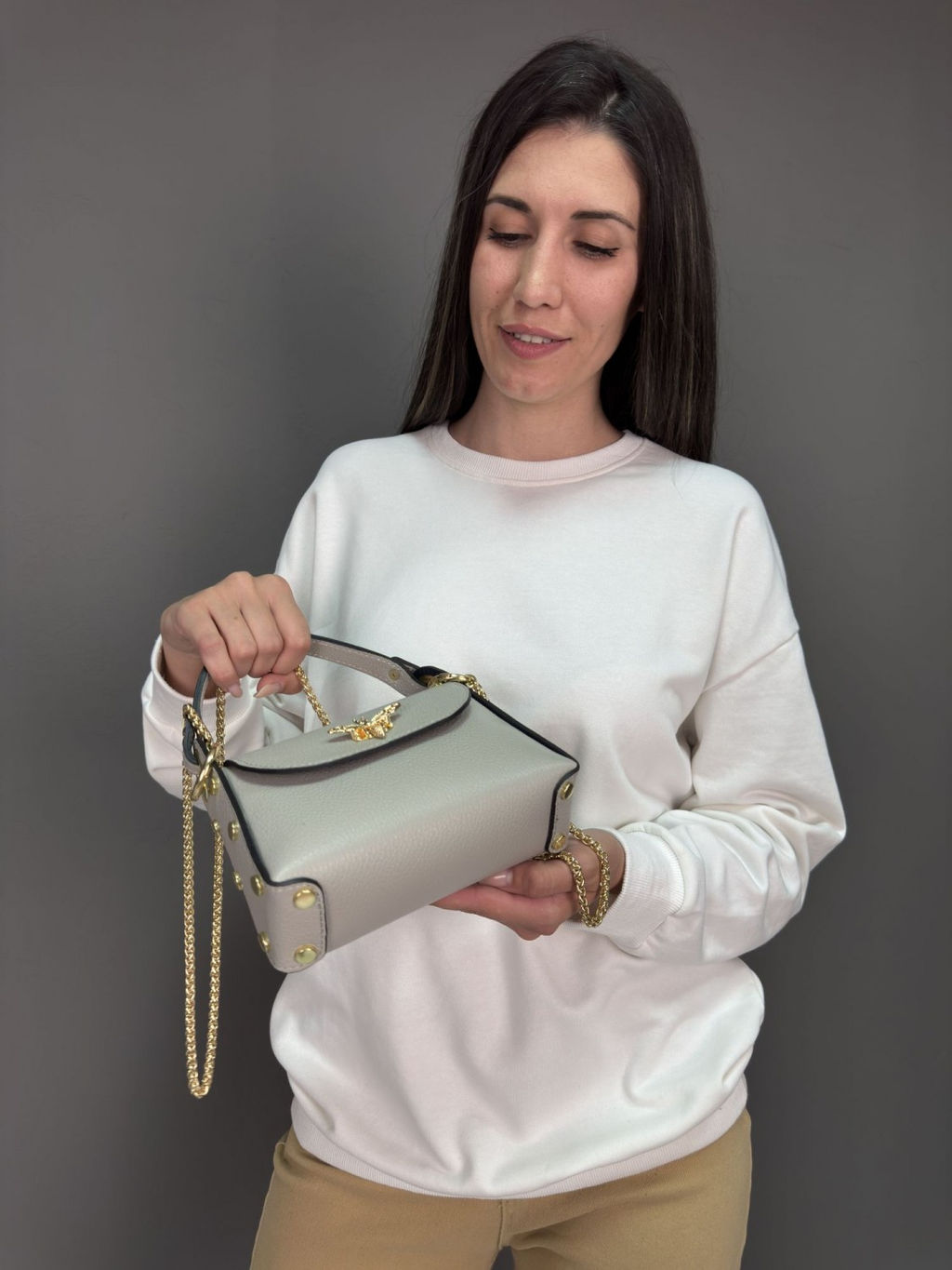 Сумка женская из телячьей кожи