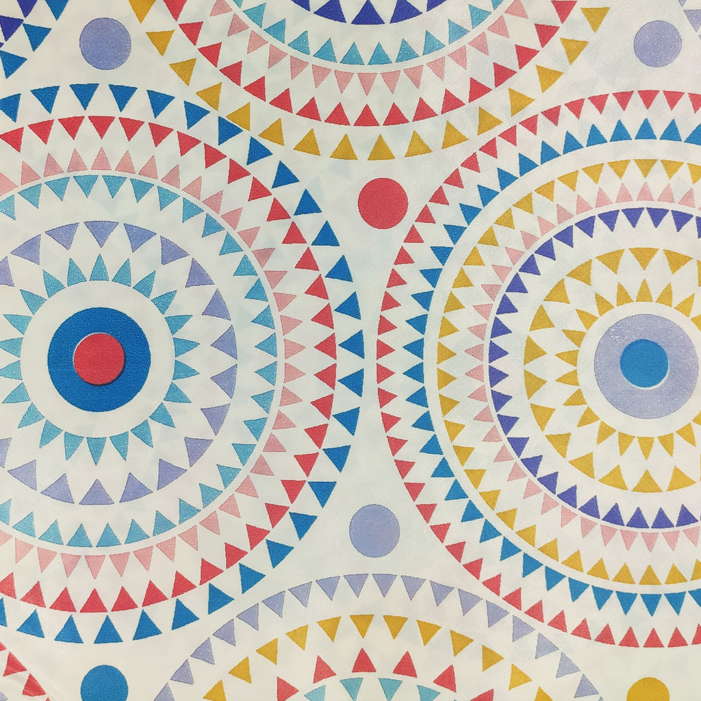 Скатерть ПВХ, обработанная бейкой 130(140)х160см