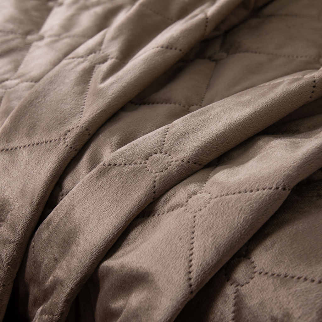 Велюровое покрывало ромб OVF041 240*260