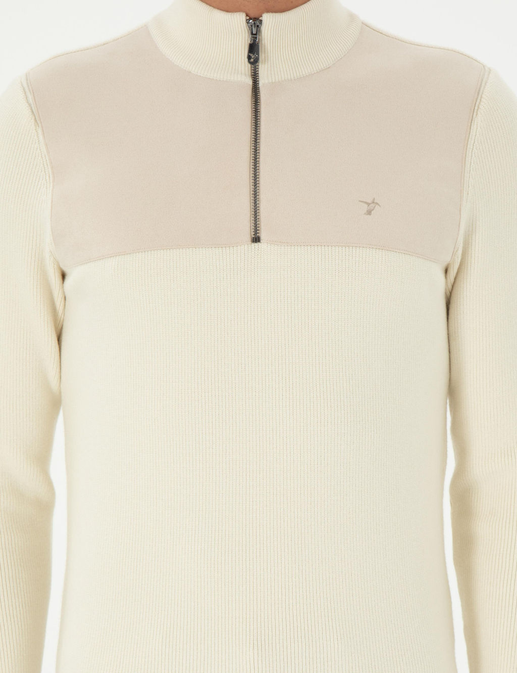 Бежевый зауженный свитер - Cacharel фото 6